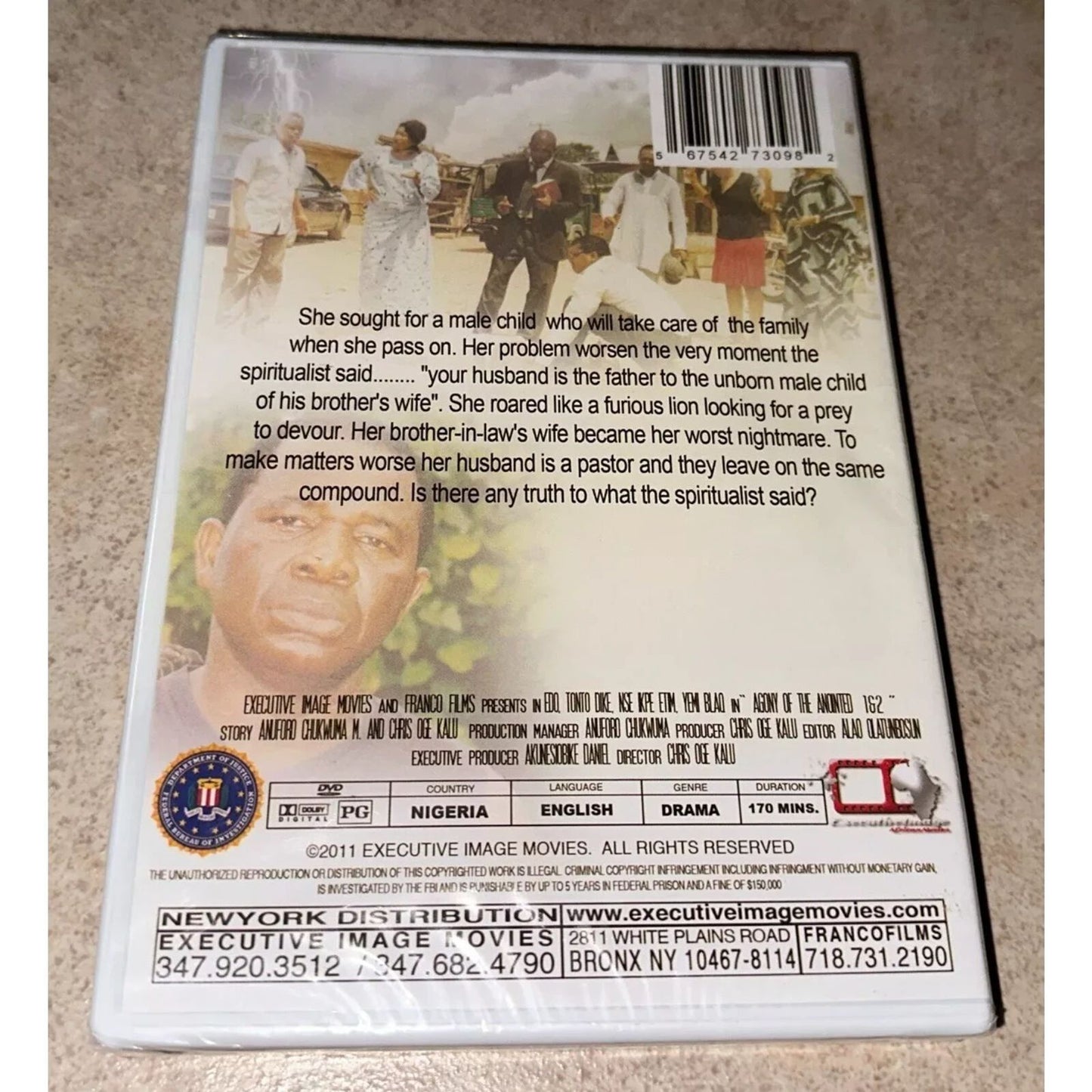 The Agony of the Anointed (DVD) Brand New Sealed