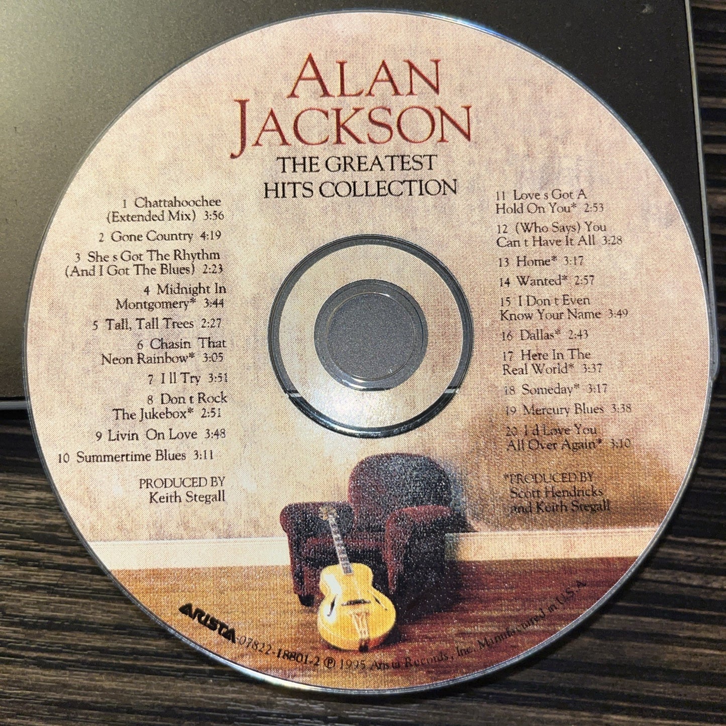 Alan Jackson The Greatest Hits Collection (CD) Disc Only