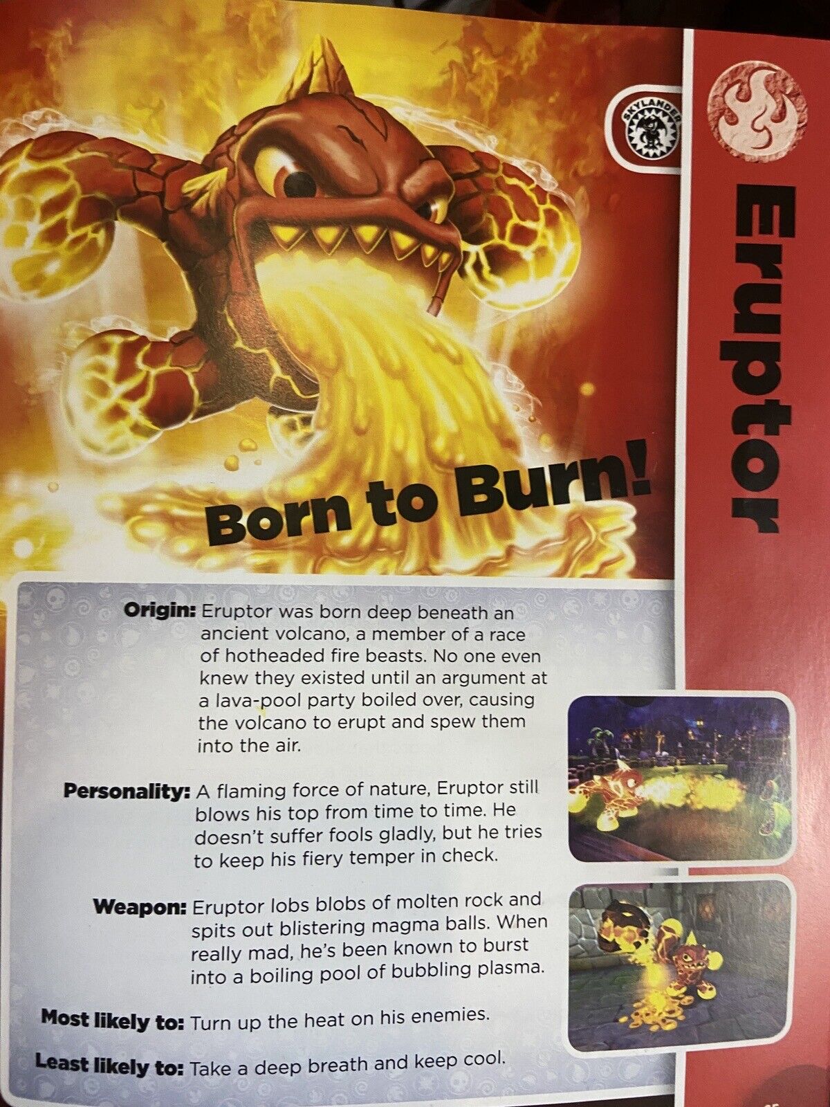 Skylanders Eruptor