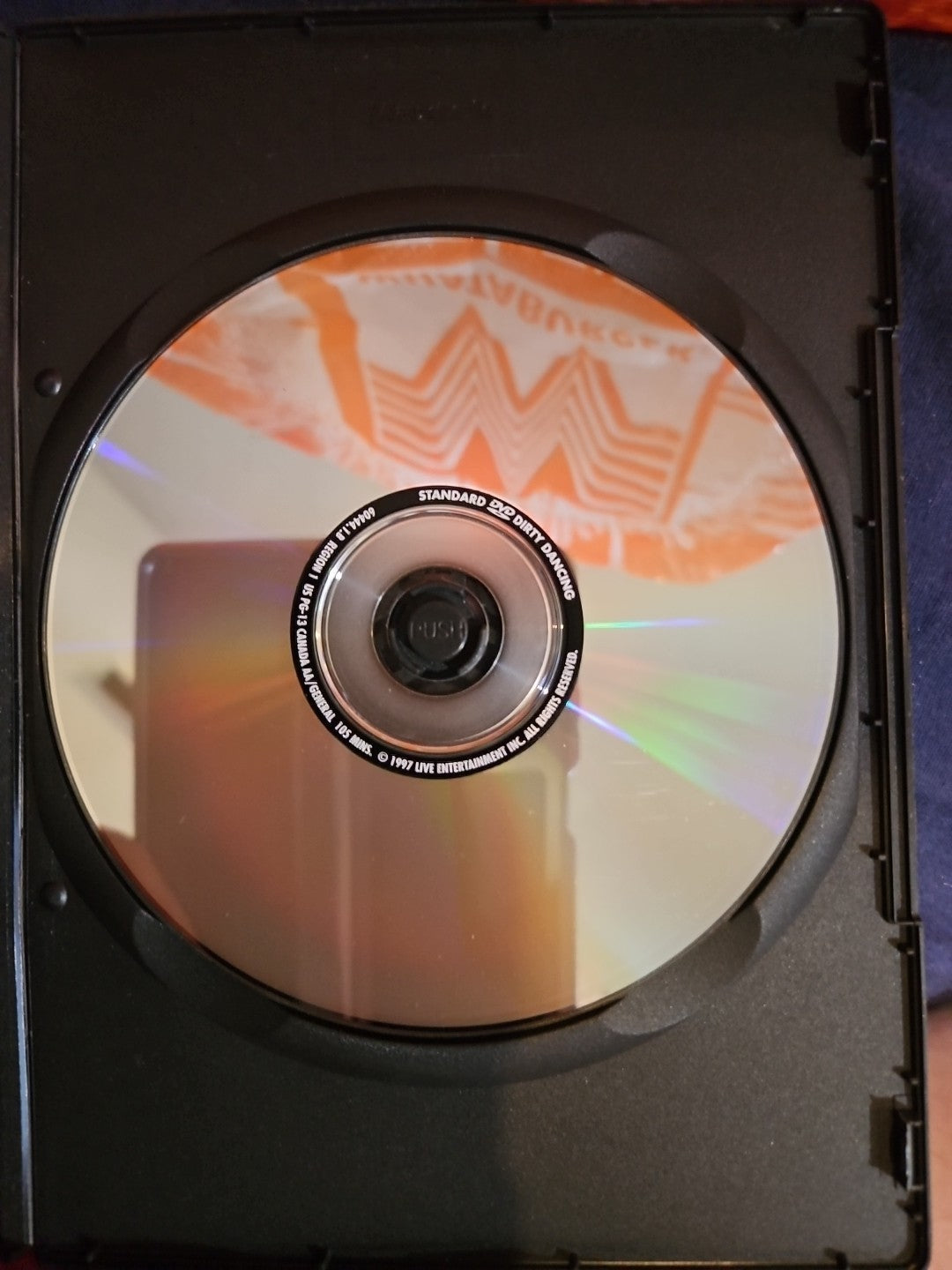 Dirty Dancing (DVD) Slim Case. Cropped Artwork. Tested