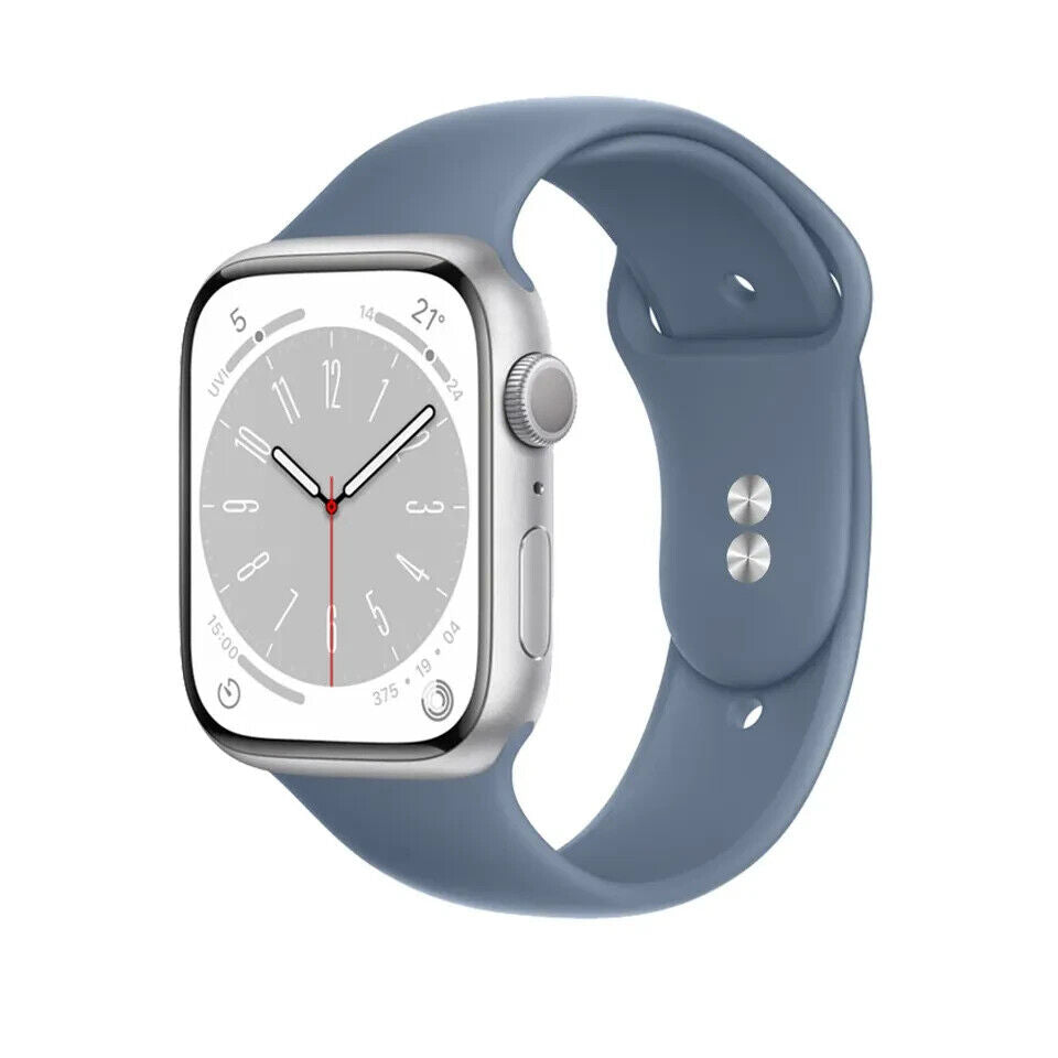 Gray Apple Watch Sport Band 38/40/41mm For 1,2,3,4,5,6, SE