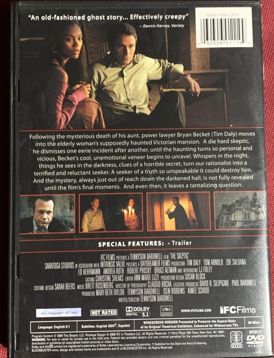 The Skeptic (DVD) Blockbuster Exclusive. New Case. Tested. Pristine