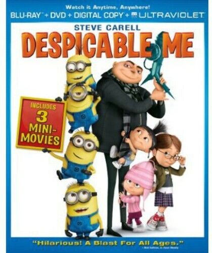 Despicable Me (Blu-ray/DVD) Sealed. No Digital Download