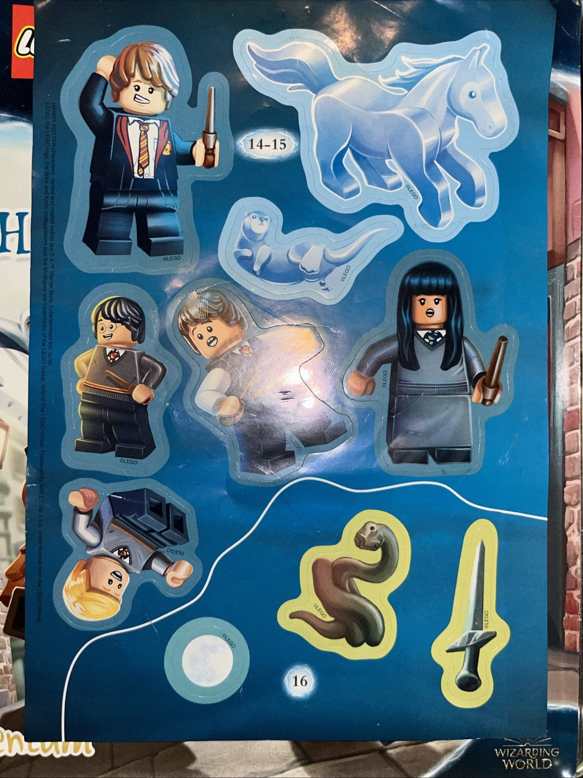 Lego Harry Potter Tin With Stickers And Books. No Legos