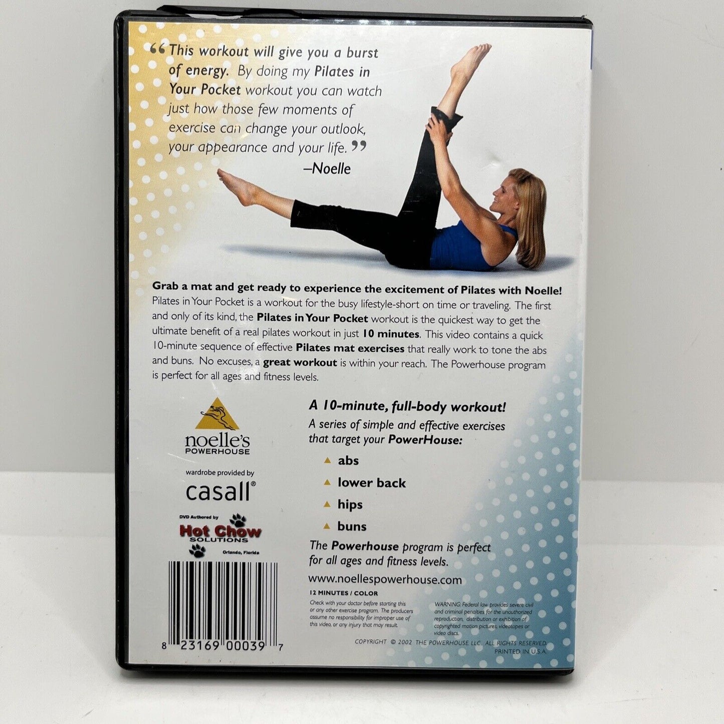 Noelles Powerhouse- A Pilates Method- Pi DVD