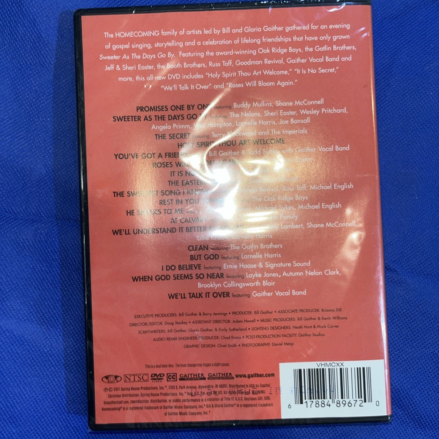 Sweeter as the Days Go by Bill & Gloria Gaither DVD NEW