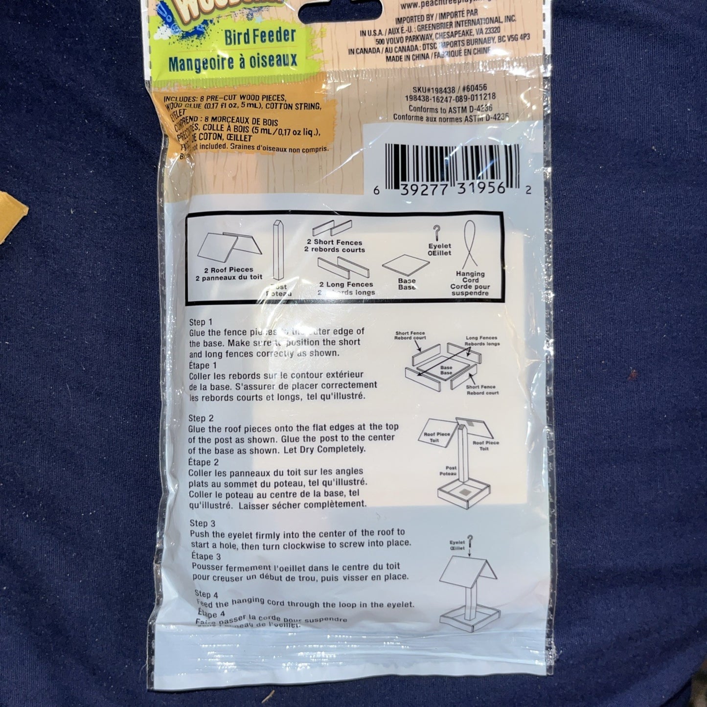 Wooden Birdhouse or Bird Feeder Kit Build A Real Miniature Wood House or Feeder