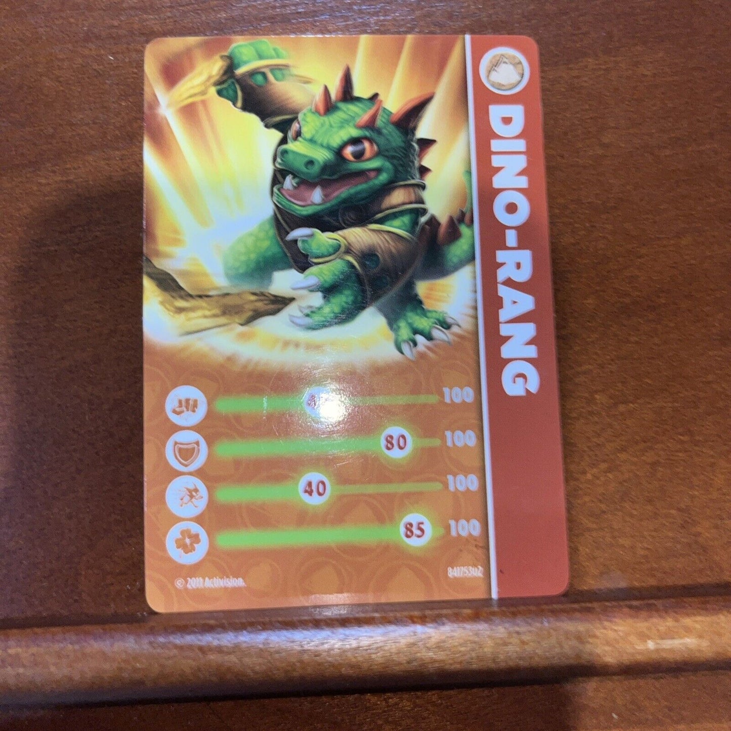 Skylanders Dino-Rang With Stickers And Cards