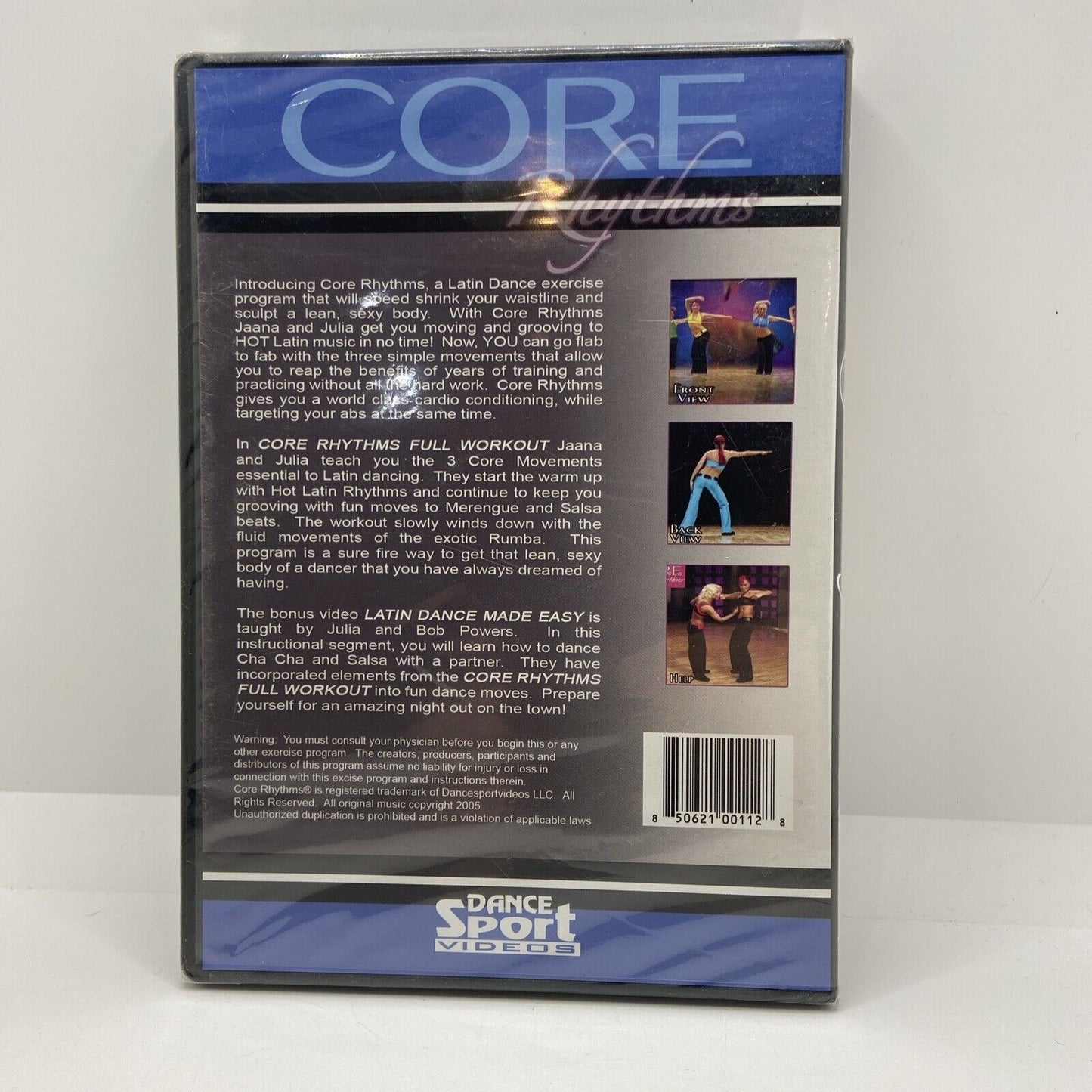 CORE RHYTHMS - Dance Exericse Program - Merengue Mania DVD NEW/SEALED