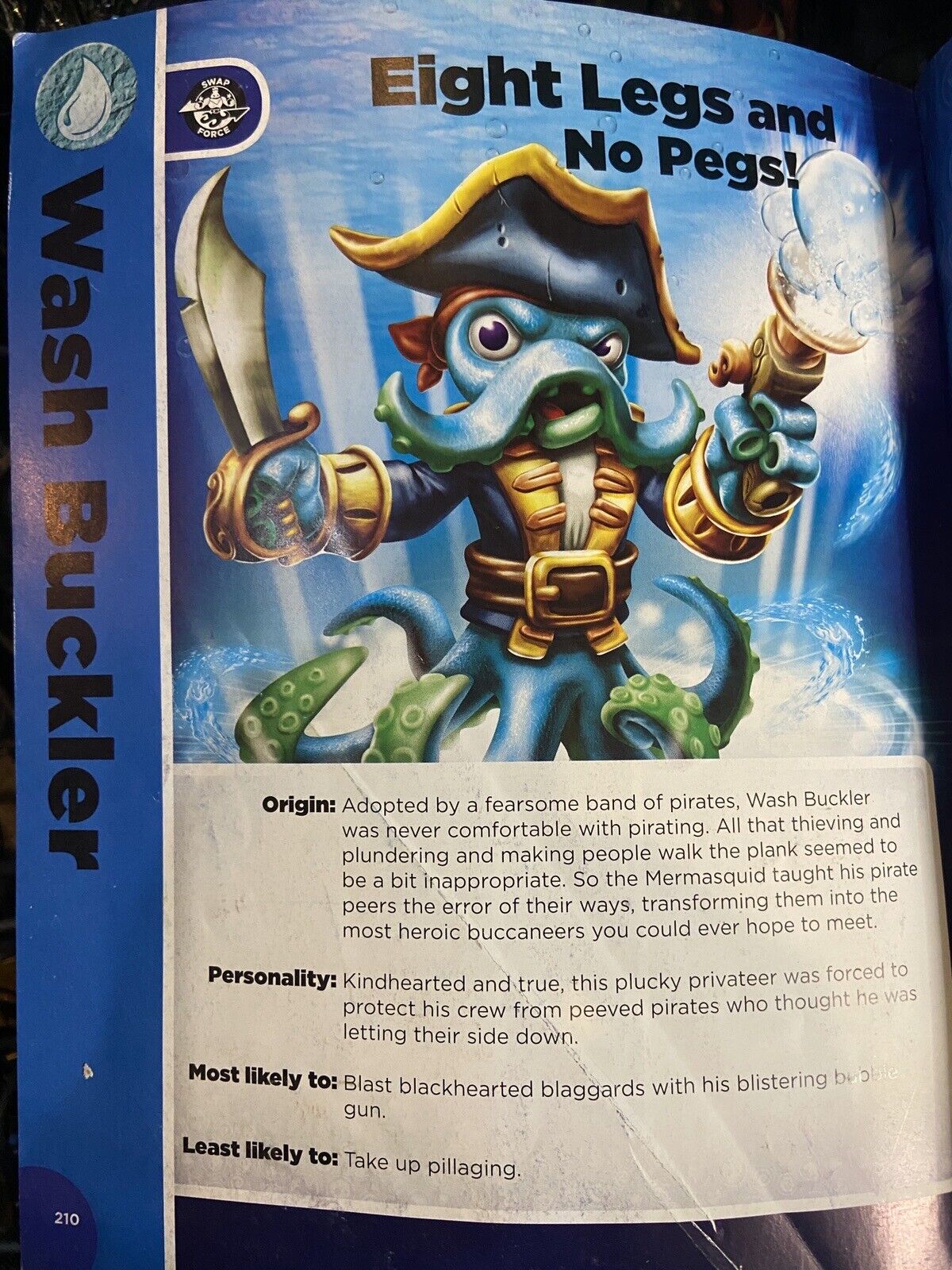 Skylanders Wash Buckler W/ Tentacles Base