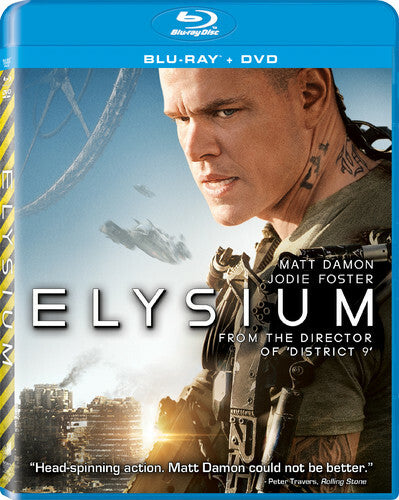 Elysium (Blu-ray, 2013) No DVD no digital download. Tested no scratches