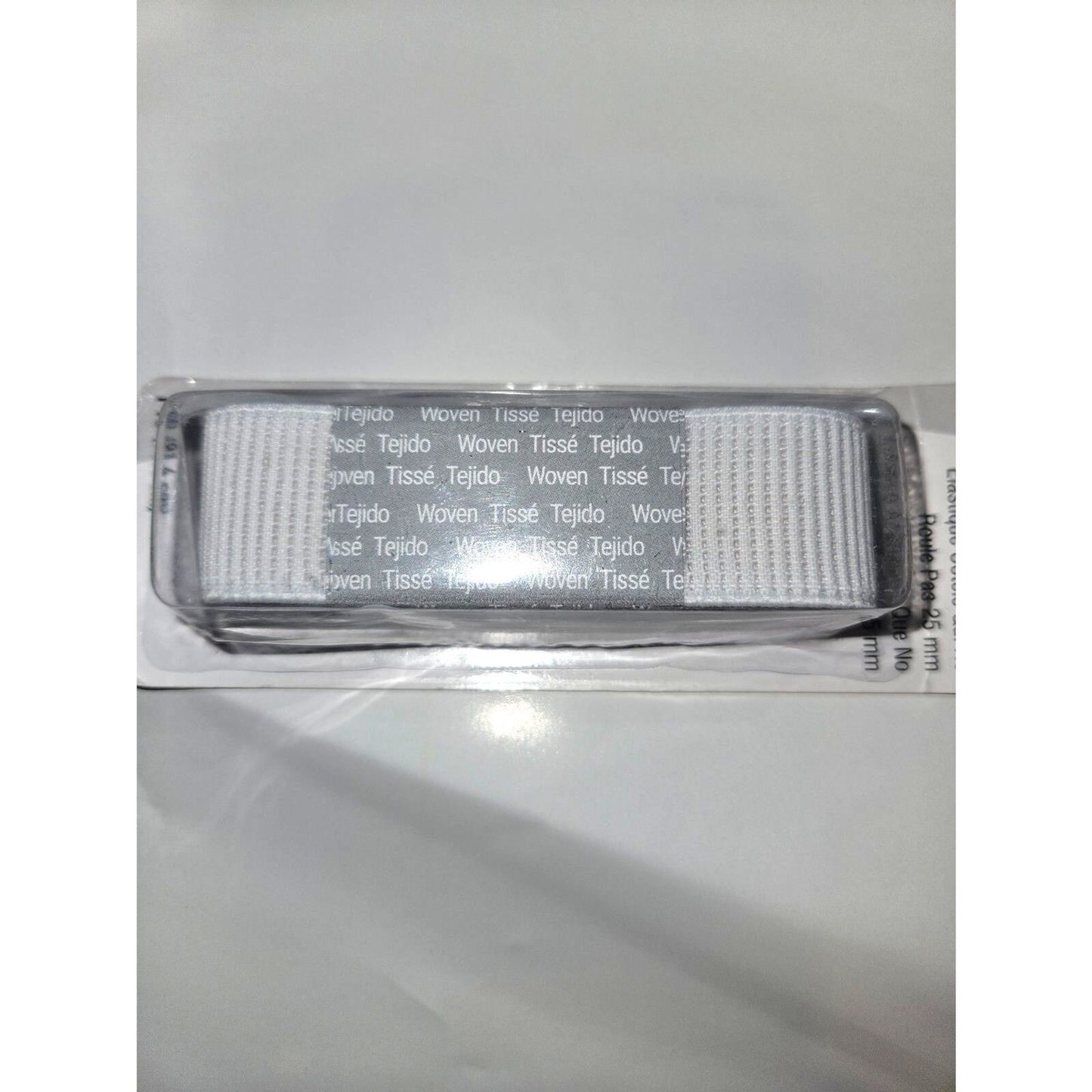 Dritz 1" x 1 Yard Ribbed Non-Roll Elastic - Brand New - White