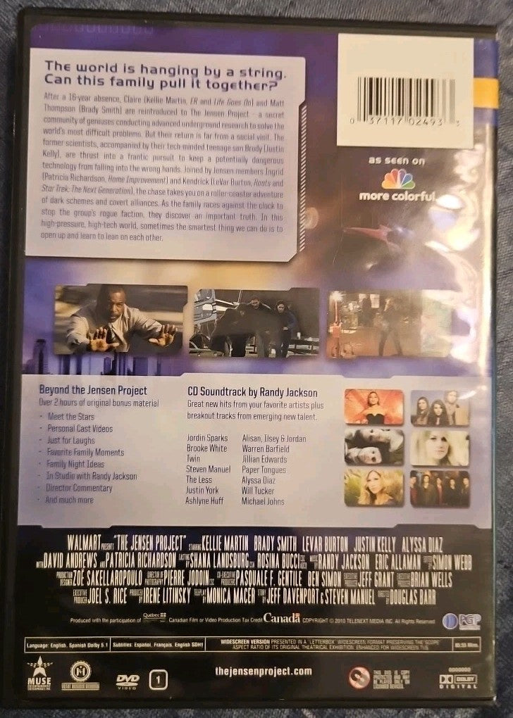 THE JENSEN PROJECT (DVD & CD) Wal-Mart 2-Disc Bonus Pack (BRAND NEW)
