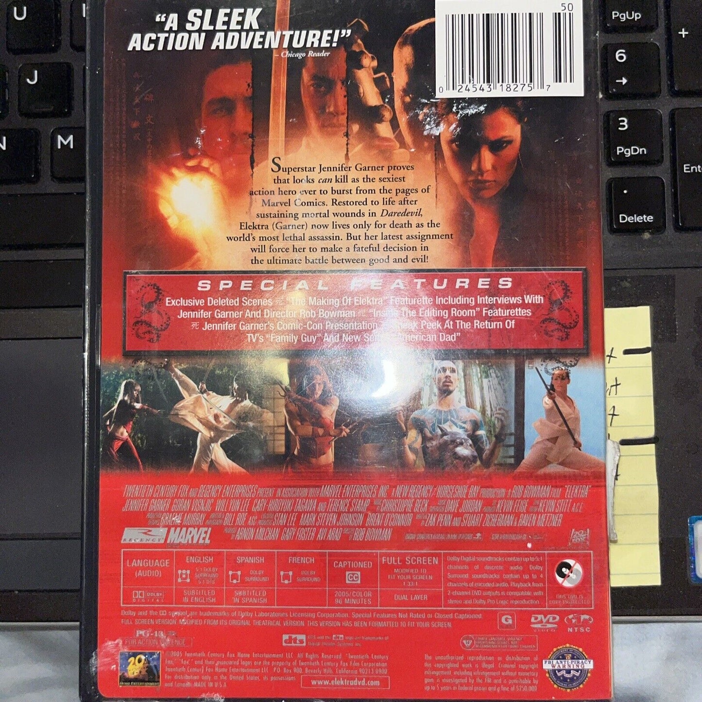 Elektra (DVD, 2005, Pan Scan)