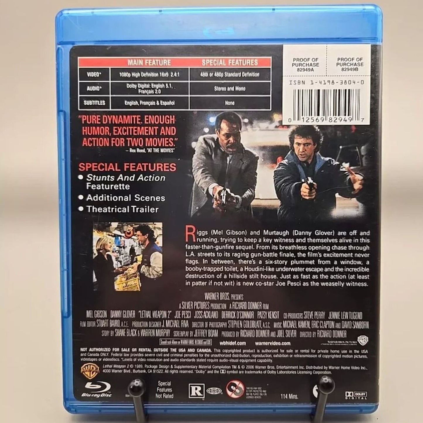 Lethal Weapon 2 (Bluray) Brand New