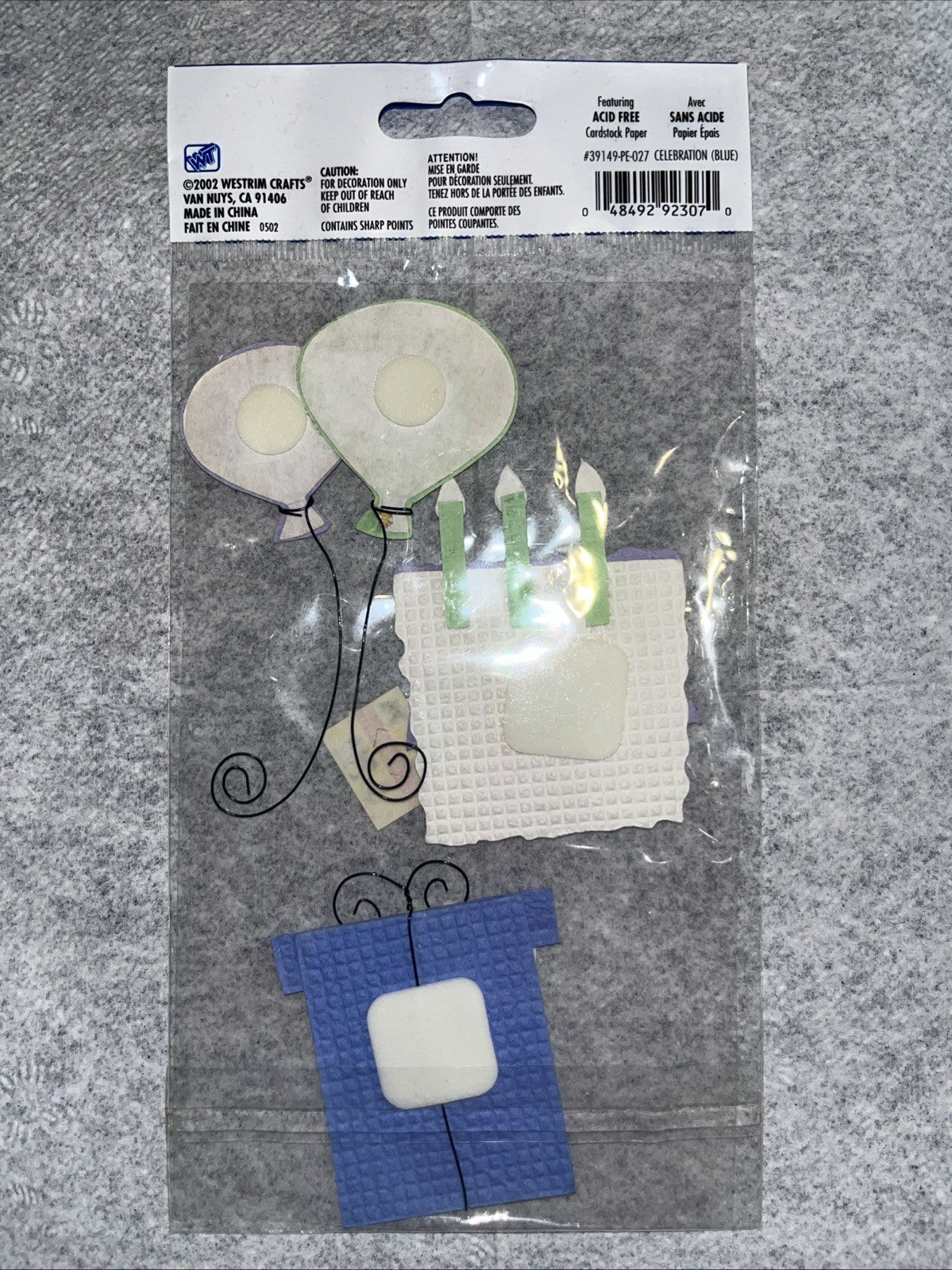 Paper Bliss Birthday Adhesive Embellishments