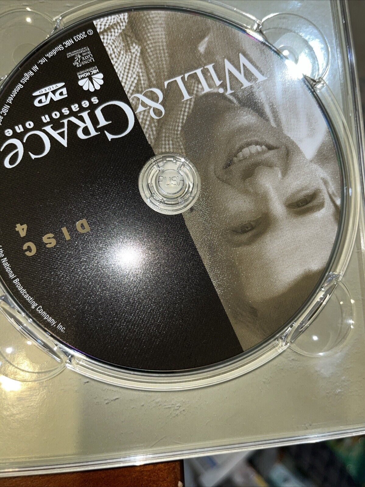 Will Grace - Season 1 (DVD, 2003, 4-Disc Set) Tested Discs Are Pristine 