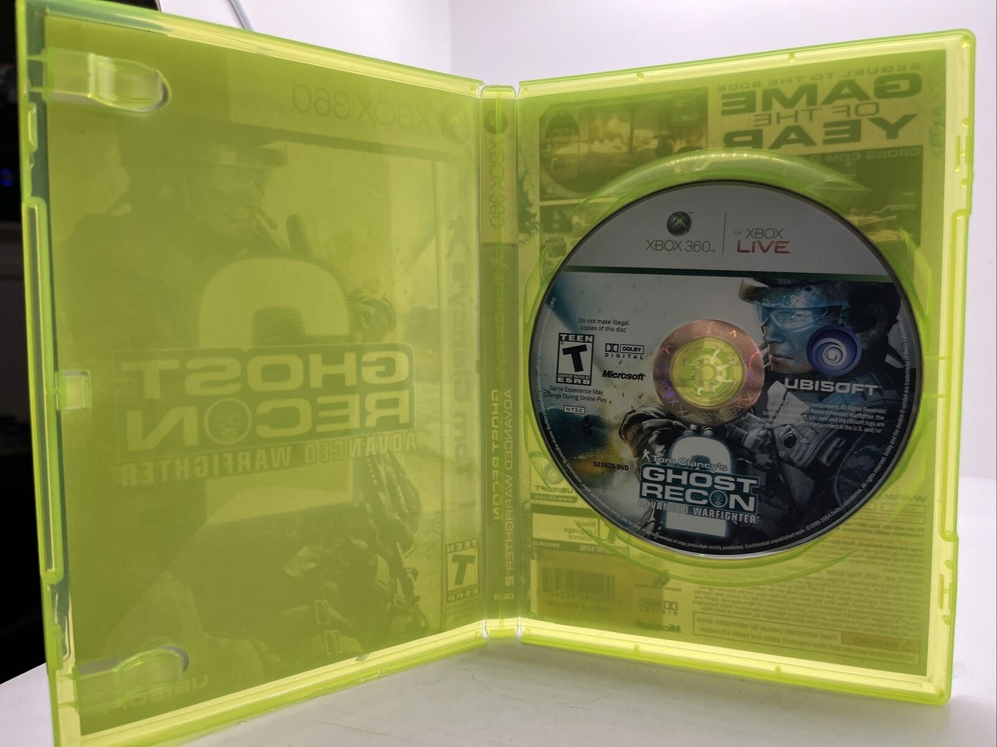 Tom Clancy's Ghost Recon: Advanced Warfighter 2 (Microsoft Xbox 360, 2007)
