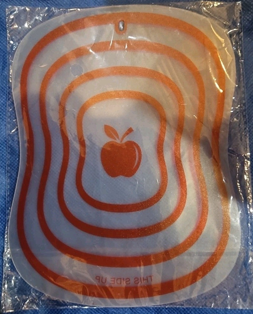 Apple Teansparent Flexible Cutting Board 7" X 6"