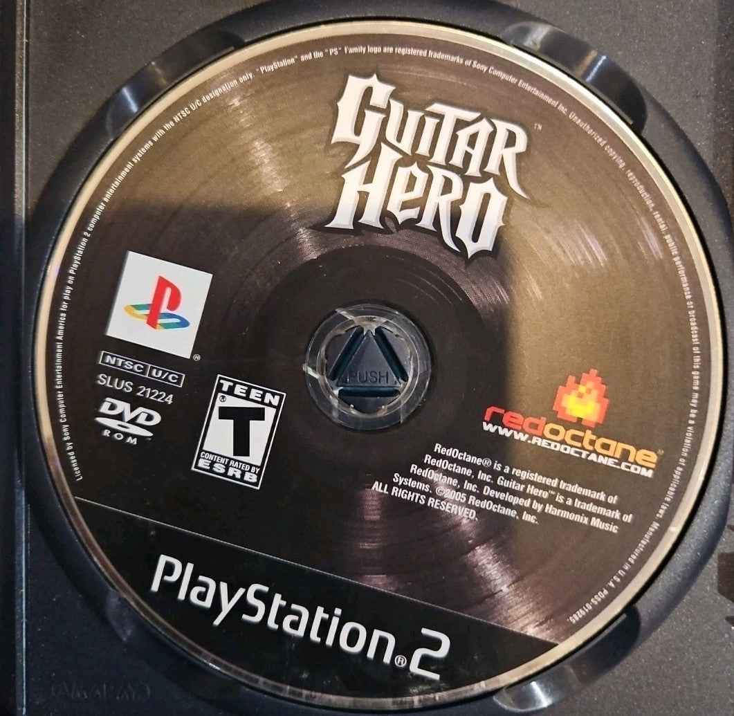 Guitar Hero (PS2) Mint. Tested. No Manual