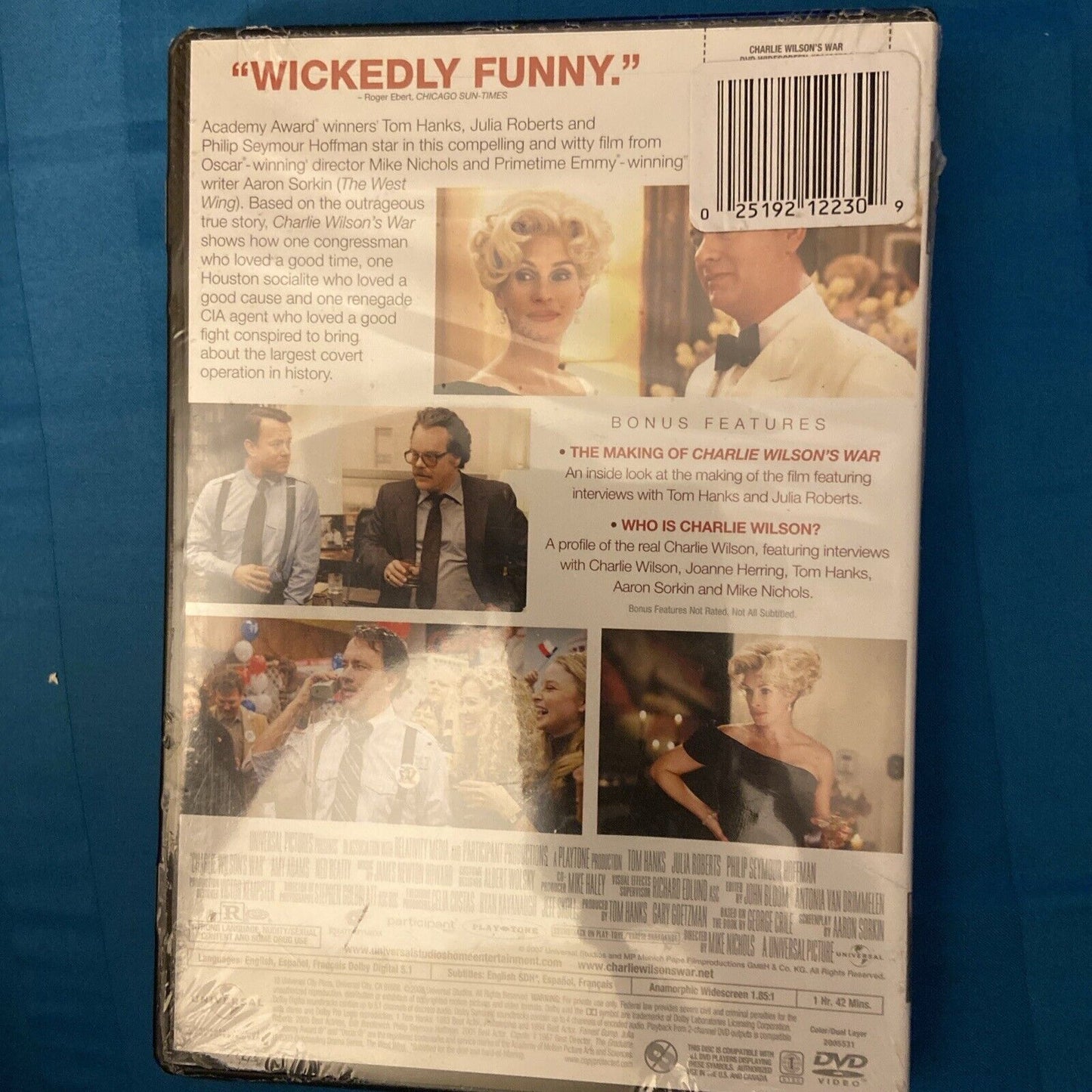 Charlie Wilson's War (DVD, 2008) NEW *