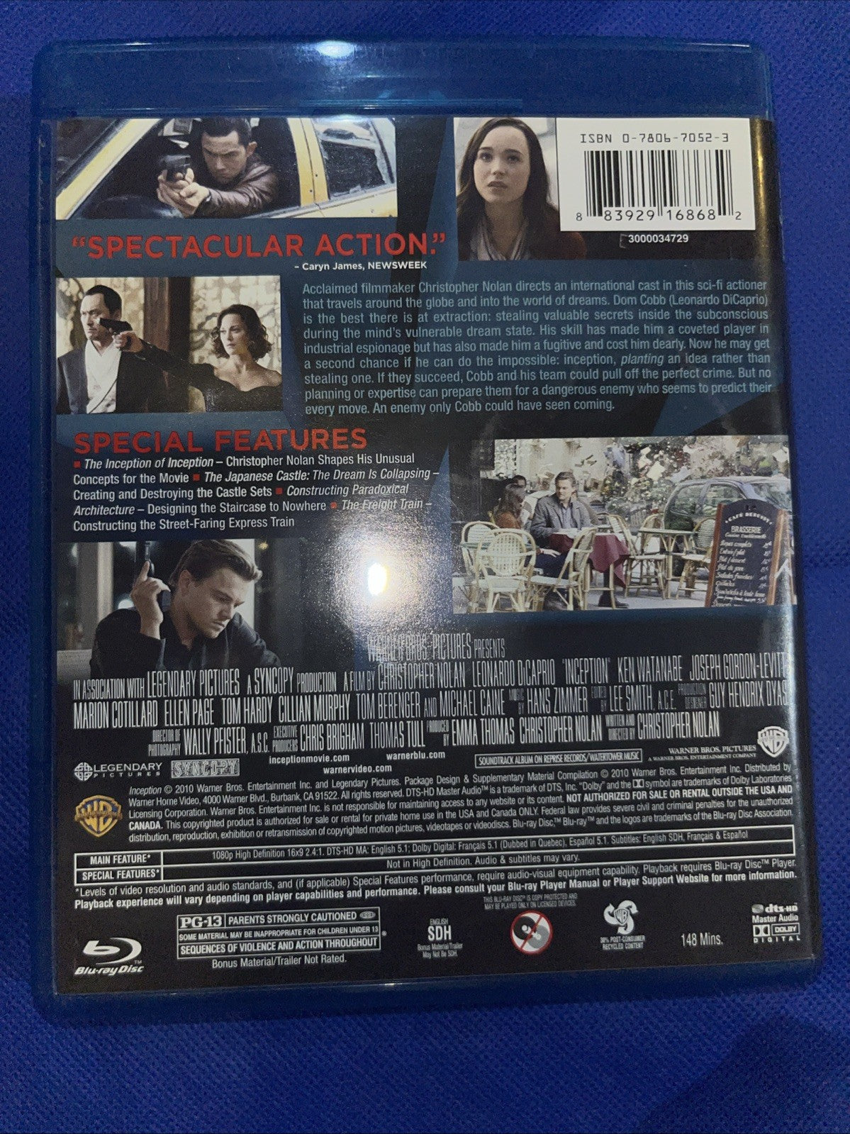 Inception (Blu-ray Disc, 2010)