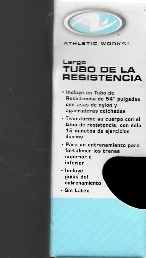 Athletic Works Long Resistance Tube Bands 54' Long Padded Handles