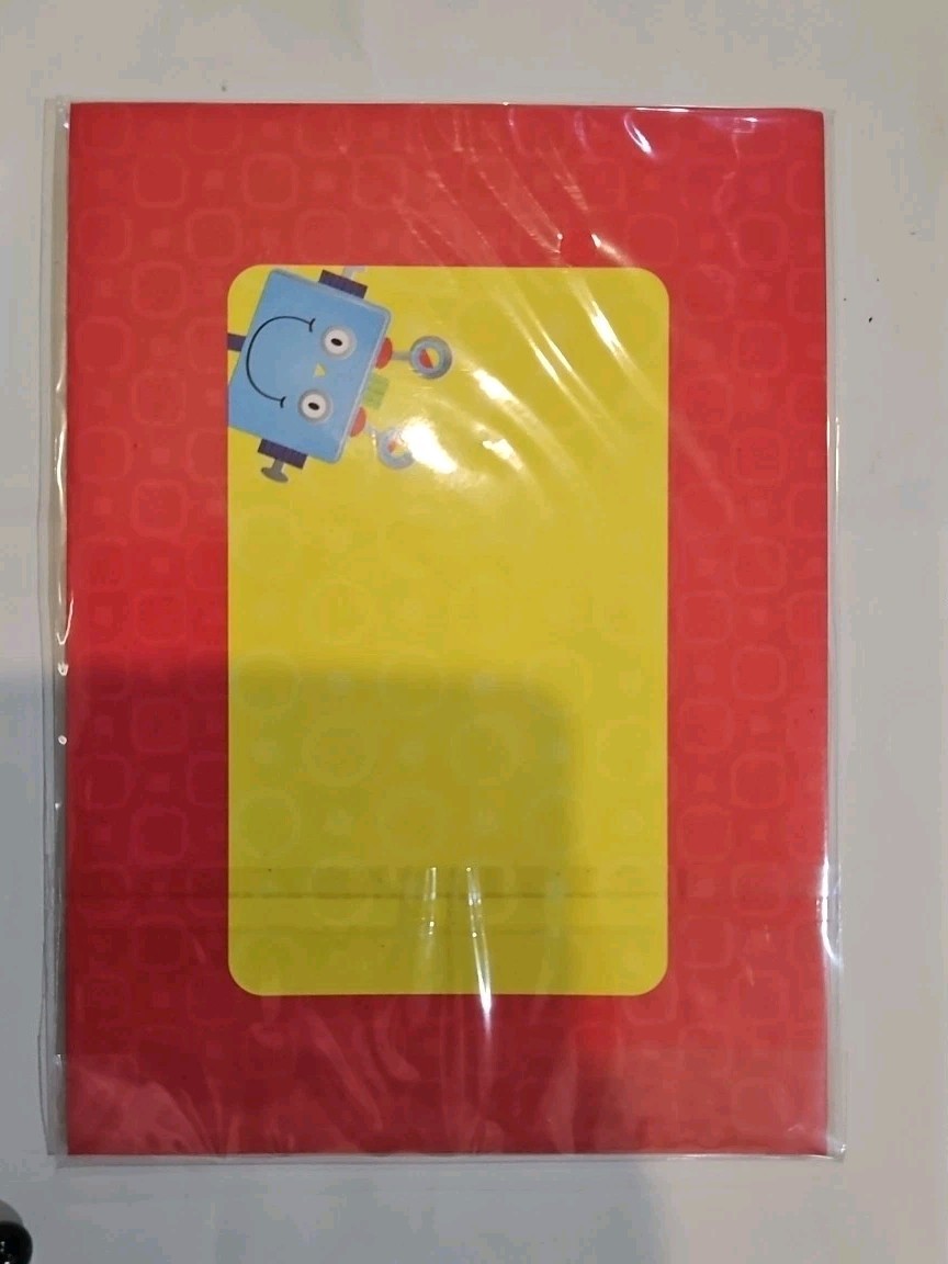 Happy Birthday Robot Card