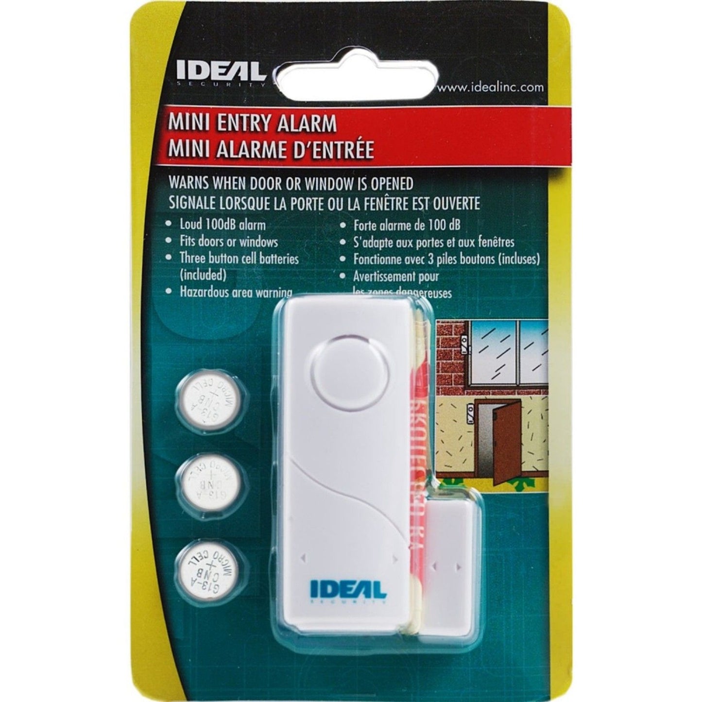 Ideal Window and Door Alarm Contact- New