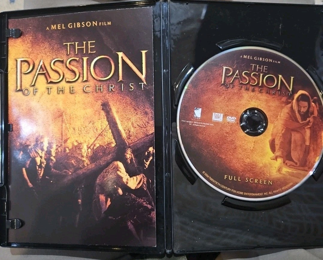 The Passion of the Christ (DVD, 2004) Tested slim case cropped artwork.
