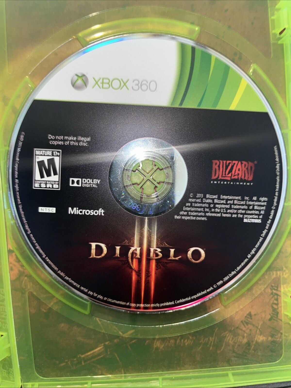 DIABLO III - Xbox 360 - CIB - New Case - Tested. No Scratches. Resealed.
