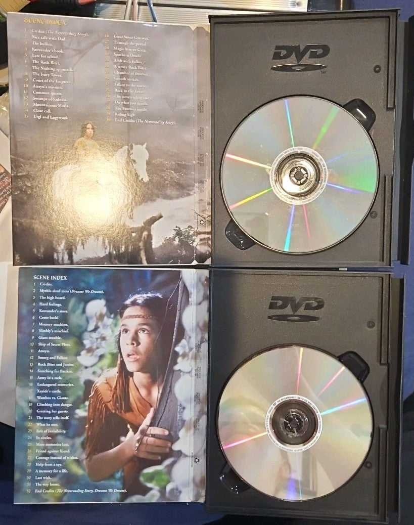 The Never Ending Story 1 & 2 (,DVD) Factory Snapcase