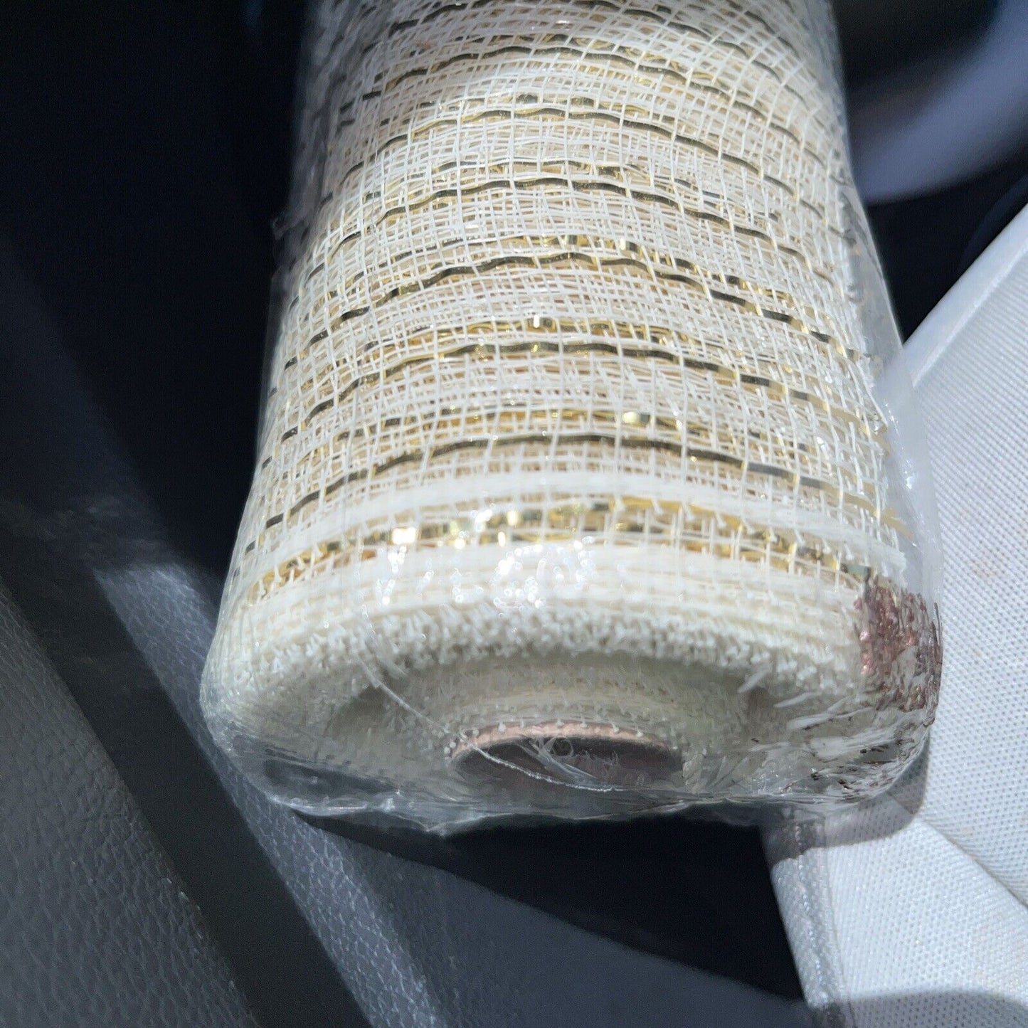 CELEBRATE IT Indoor Outdoor MESH Gold WREATHS-BOWS-CRAFTS 21" x10 Yds NEW