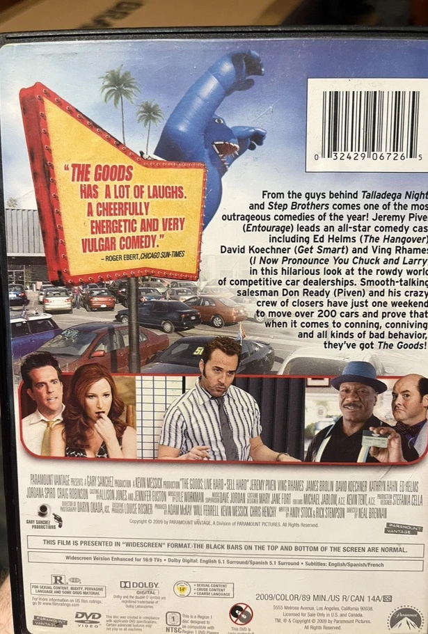 The Goods (DVD) tested