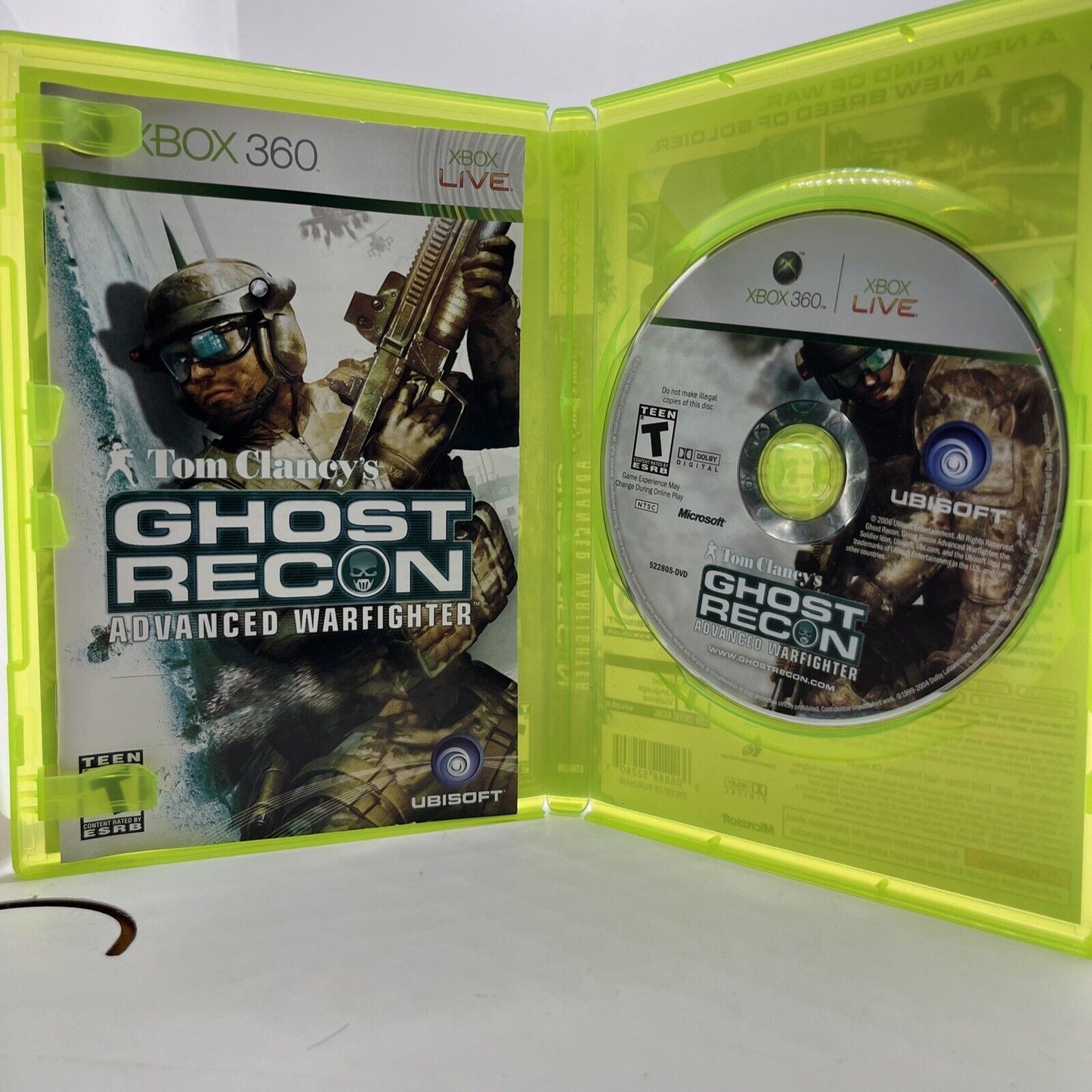 Tom Clancy's Ghost Recon: Advanced Warfighter (Microsoft Xbox 360, 2006)