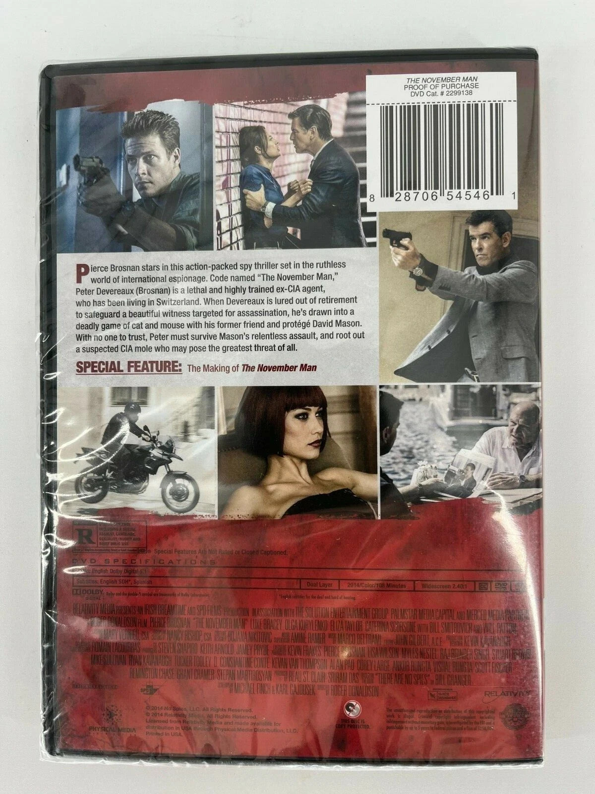 The November Man (DVD) Tested. New Case