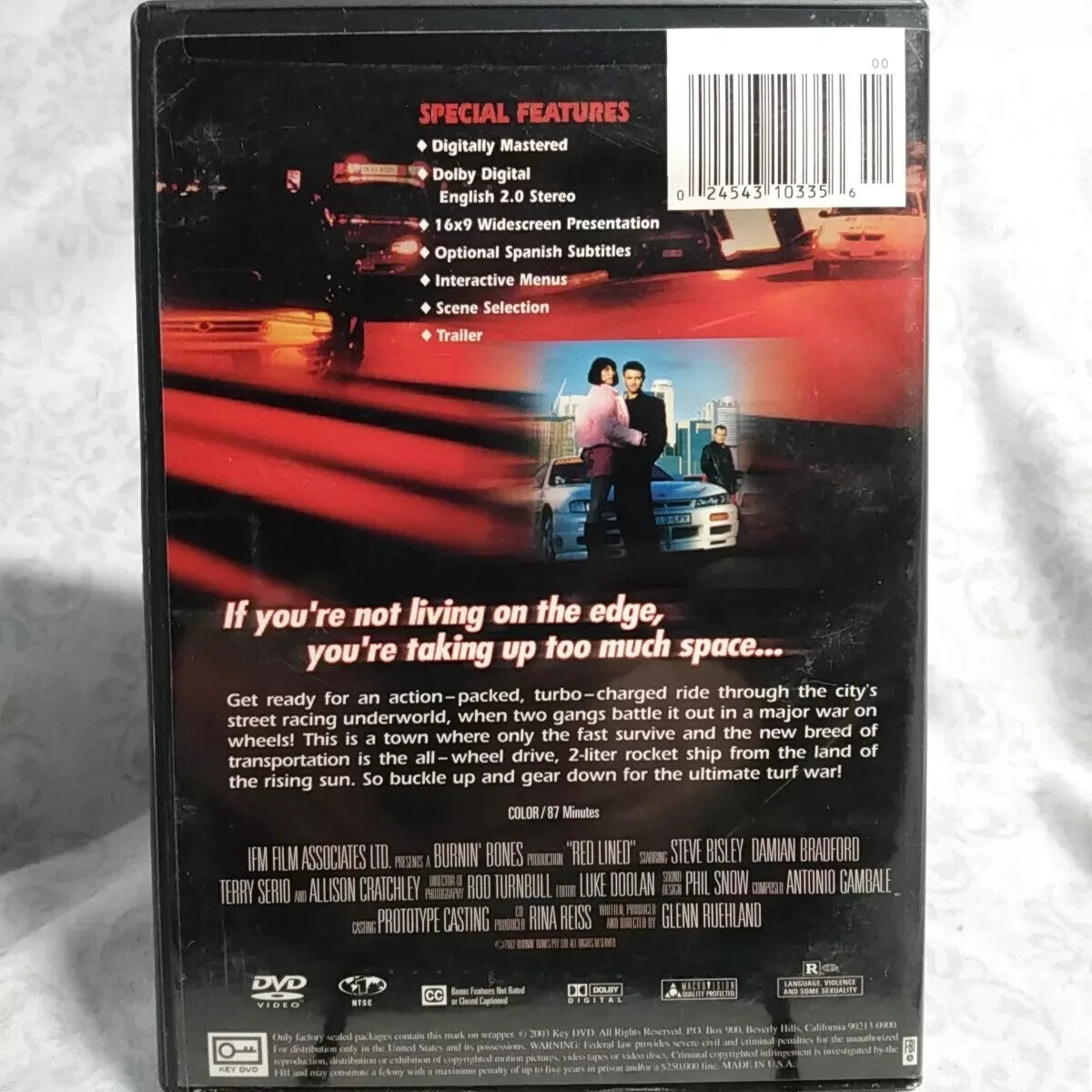 Red Lined: Feat the Rush (DVD) Brand New