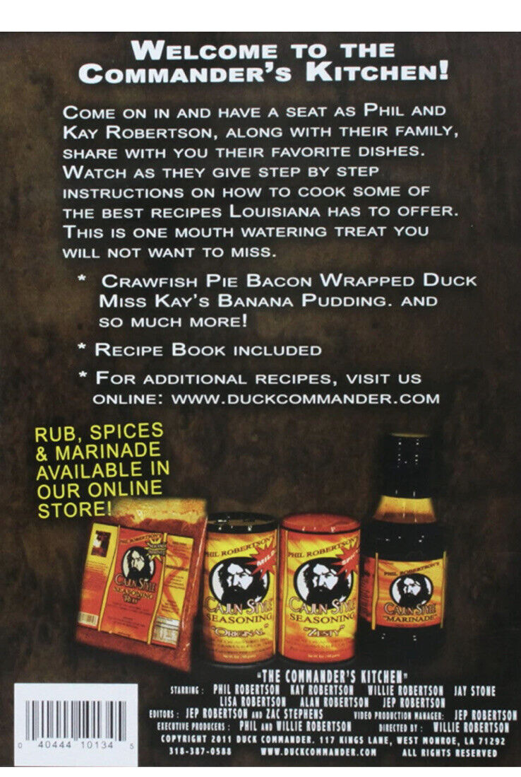 The Commander's Kitchen - Cooking DVD