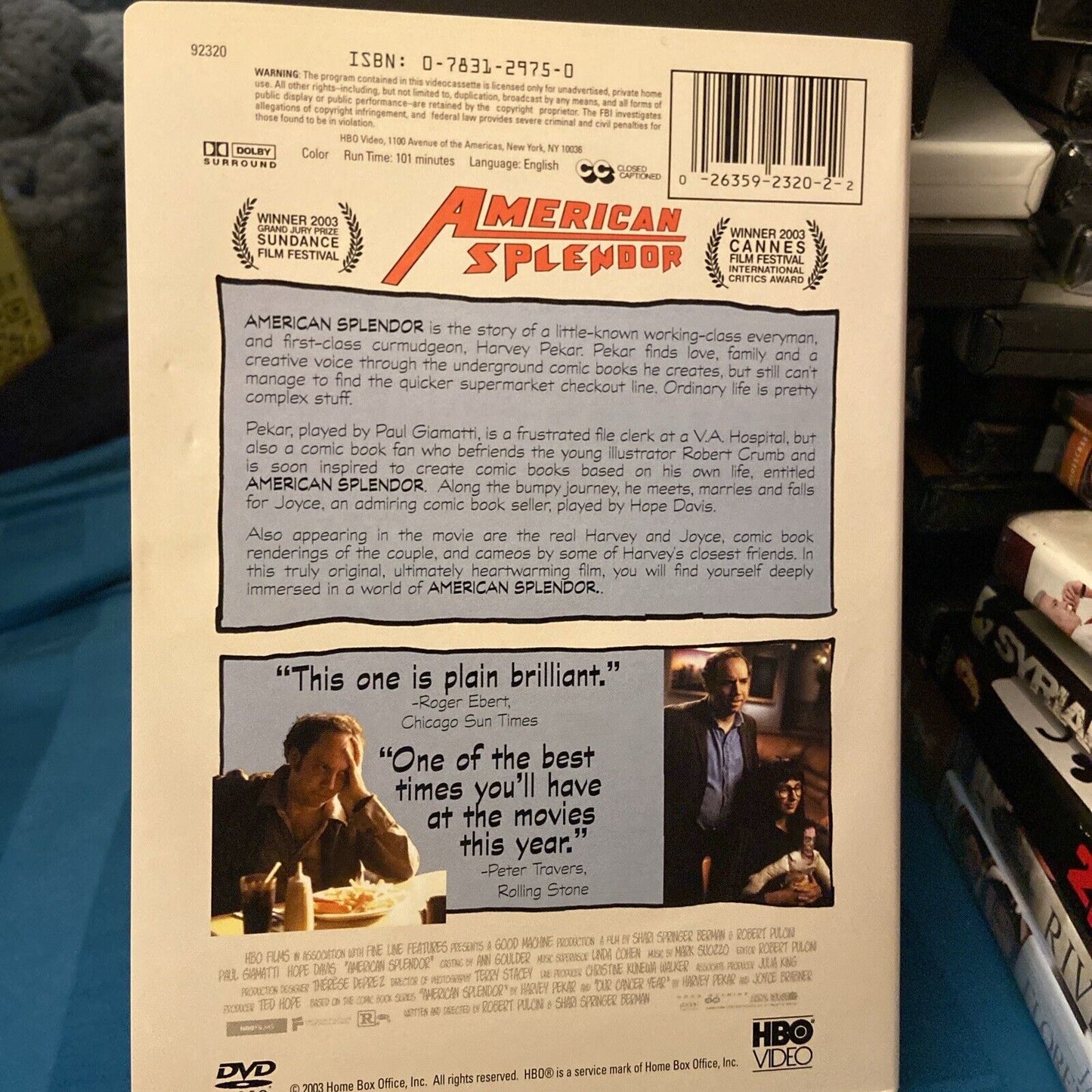 the American Splendor DVD Paul Giamatti 2004 MOVIE