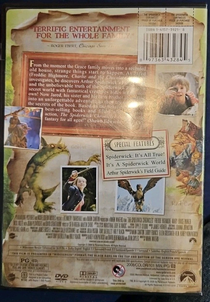 The Spiderwick Chronicles (Widescreen Edition) DVDs