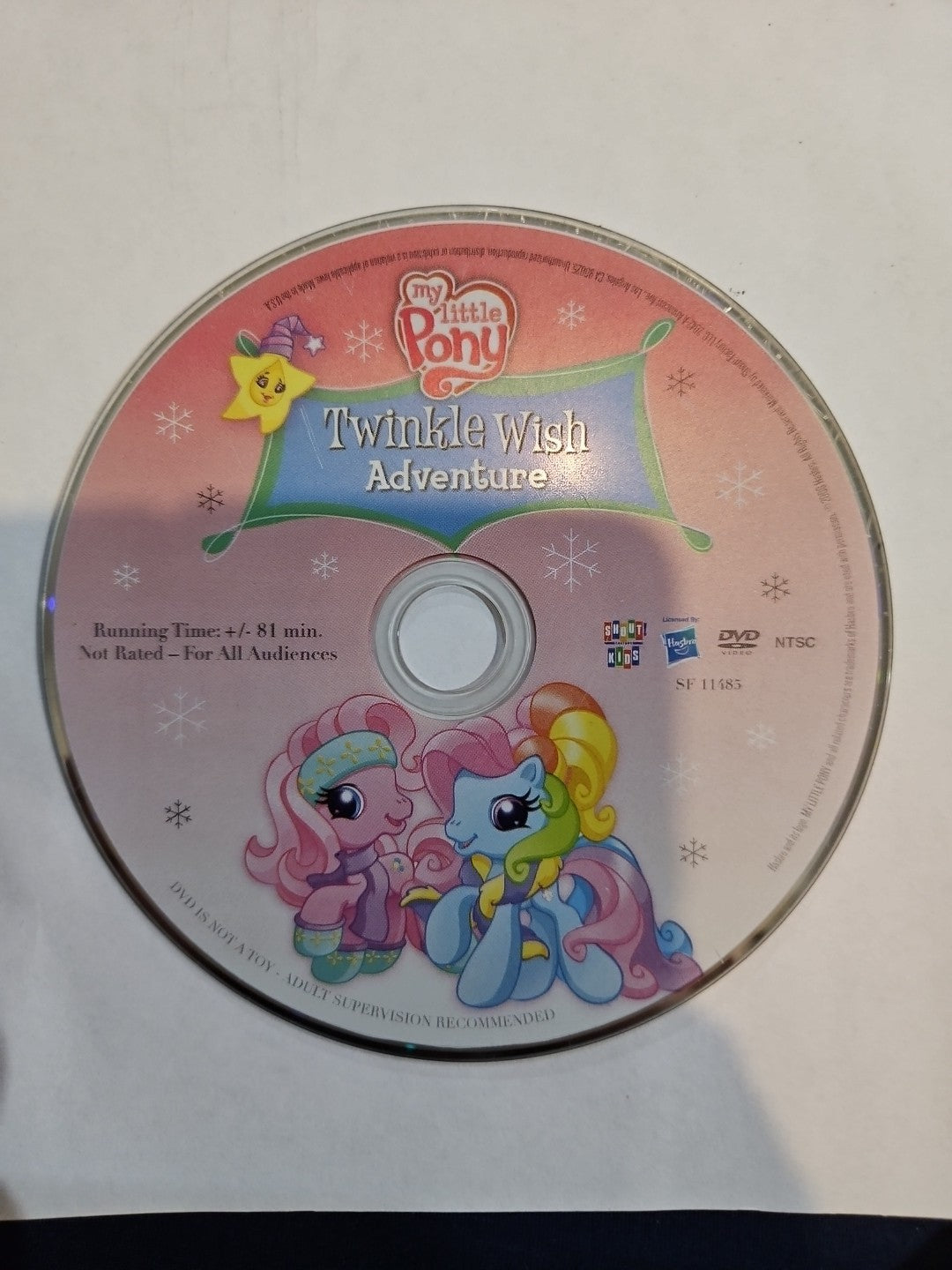 My Little Pony Twinkle Wish Adventure (DVD) Disc Only. Tested