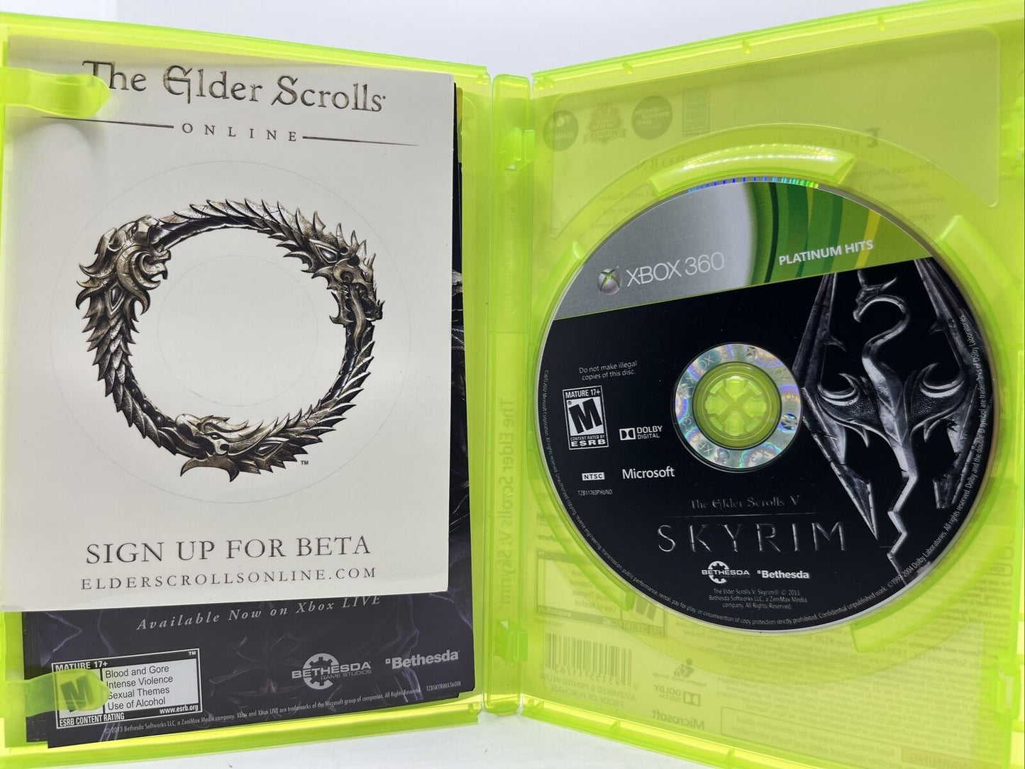 Elder Scrolls V: Skyrim Xbox 360 Video Game