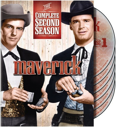 Maverick: the Complete Second Season (DVD, 1958) Missing Disc 1 & 3