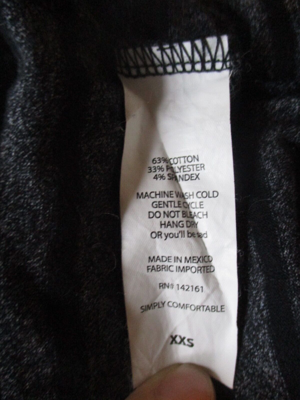 LuLaRoe Irma Heathered Gray and Black Stripe Tunic XXS NWOT