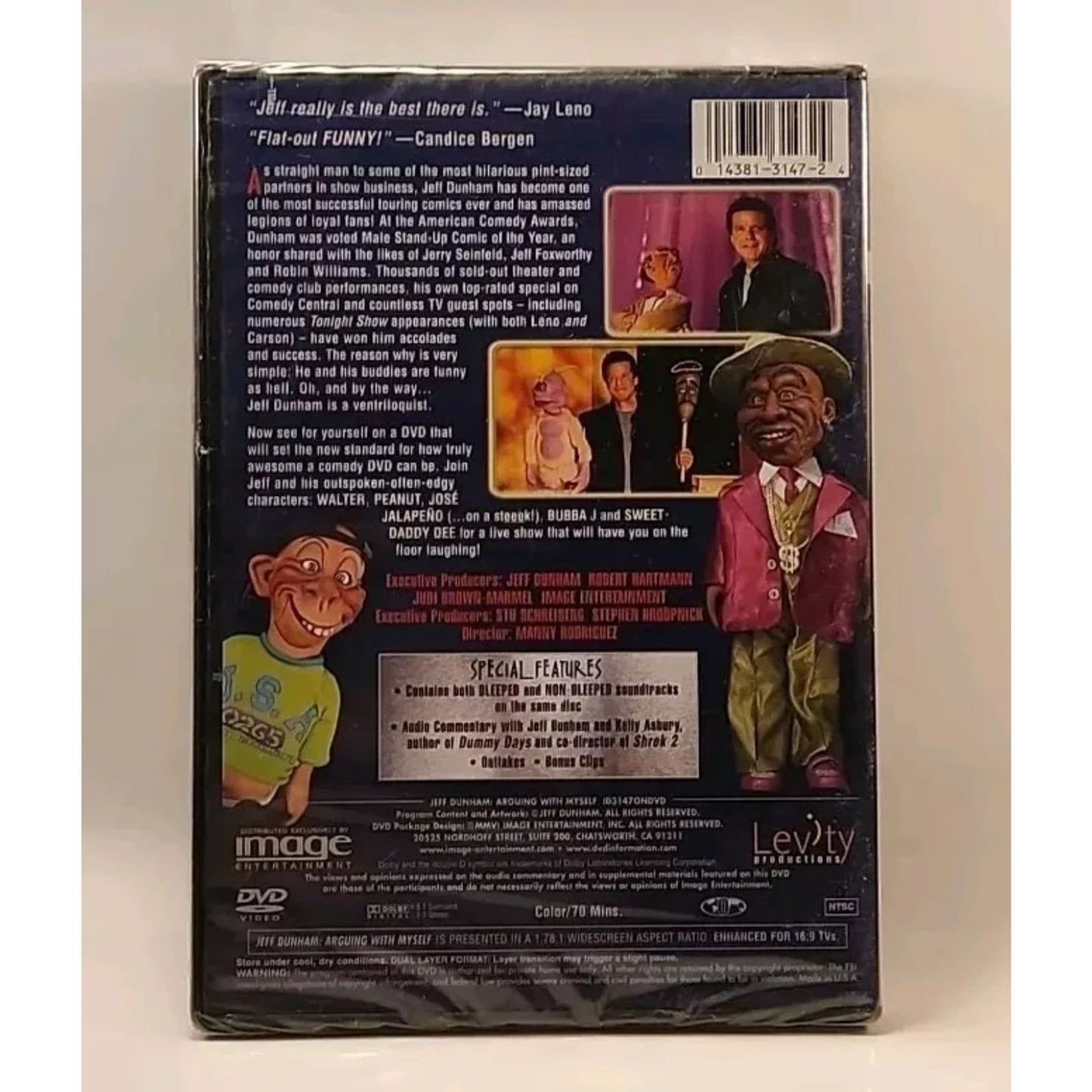 Jeff Dunham - Arguing with Myself! (DVD) Factory Resealed