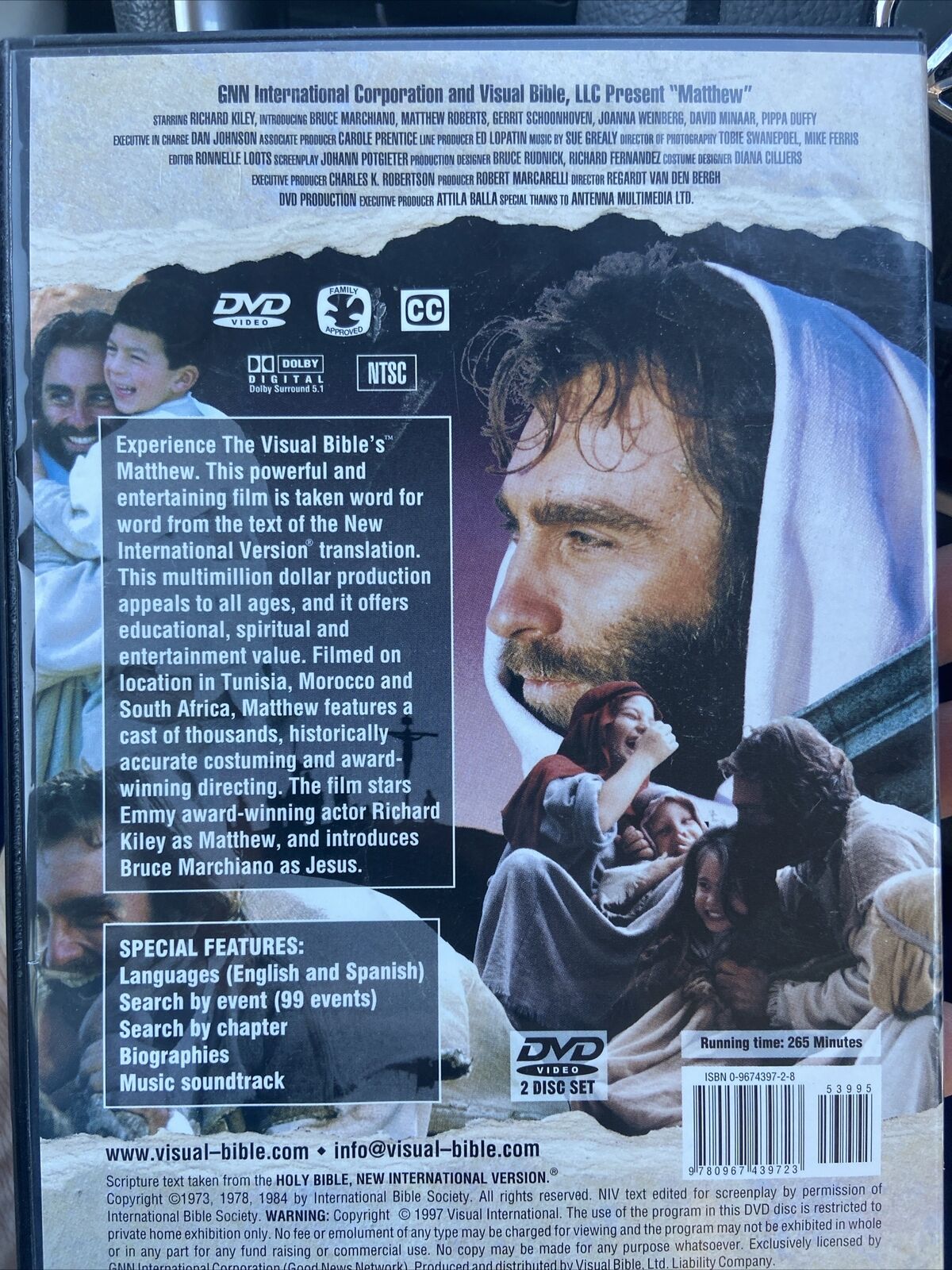 Matthew: Visual Bible DVD