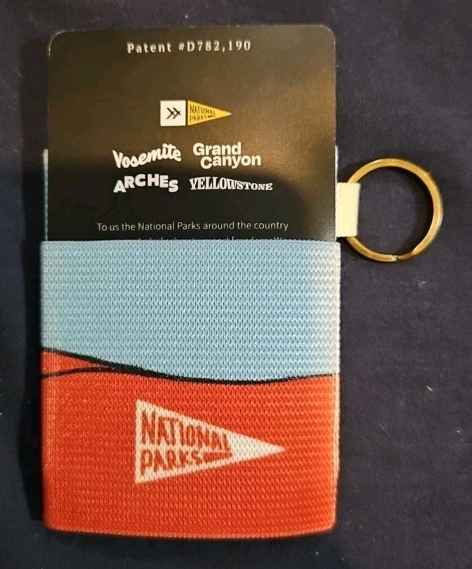 Thread Brand Elastic Wallet Yellowstone National Park