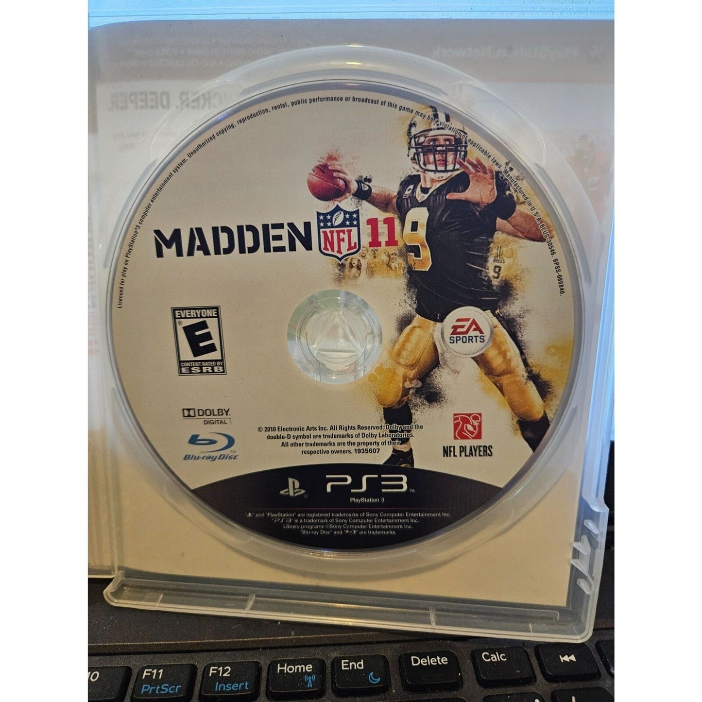 Madden NFL 11 (PS3) New Case. Tested. No scratches. Resealed.