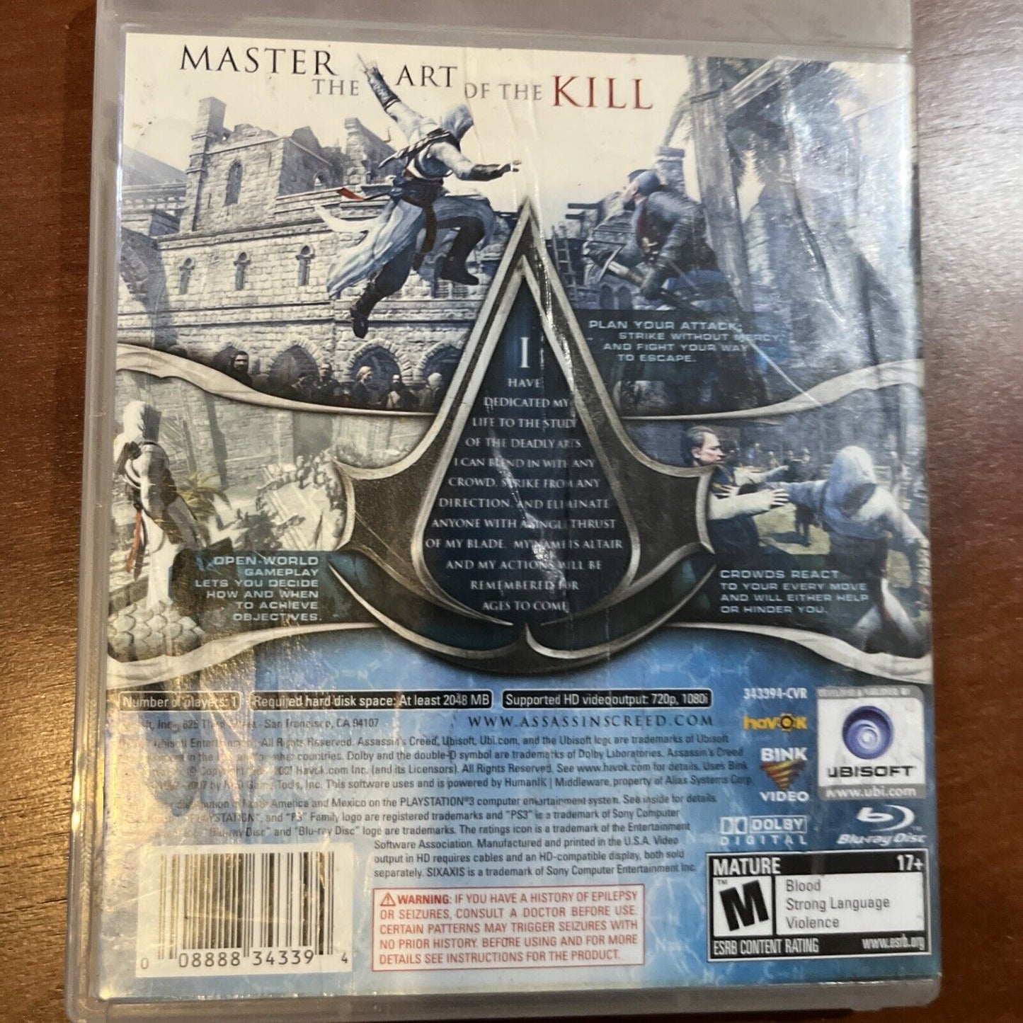 Assassin's Creed - Sony PlayStation 3