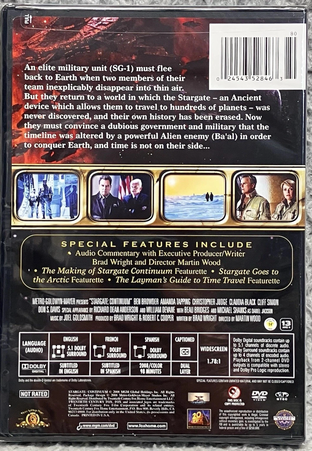 Stargate: Continuum (DVD, 2008) NEW SEALED